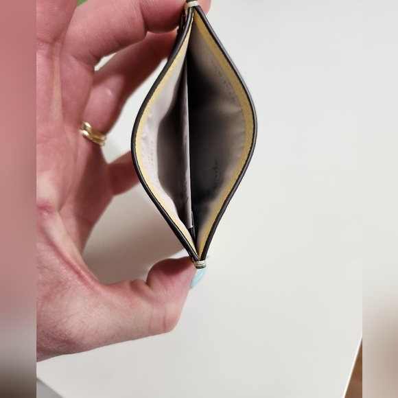 NWT Kate Spade Madison Small Slim Card Holder In Butter - Picture 6 of 7